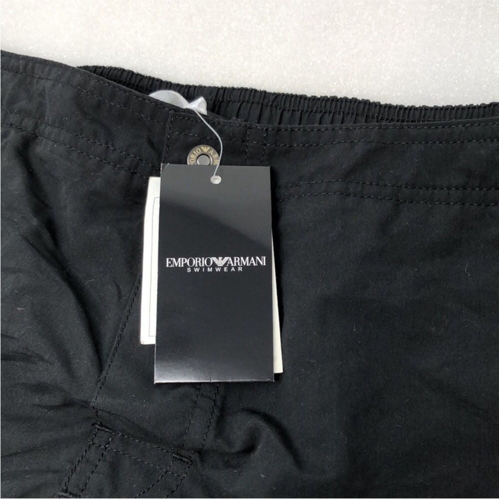 Giorgio Emporio Armani Swim Boxer Brief Black Trunks Men’s Size 54 US 38 2XL - Picture 3 of 11